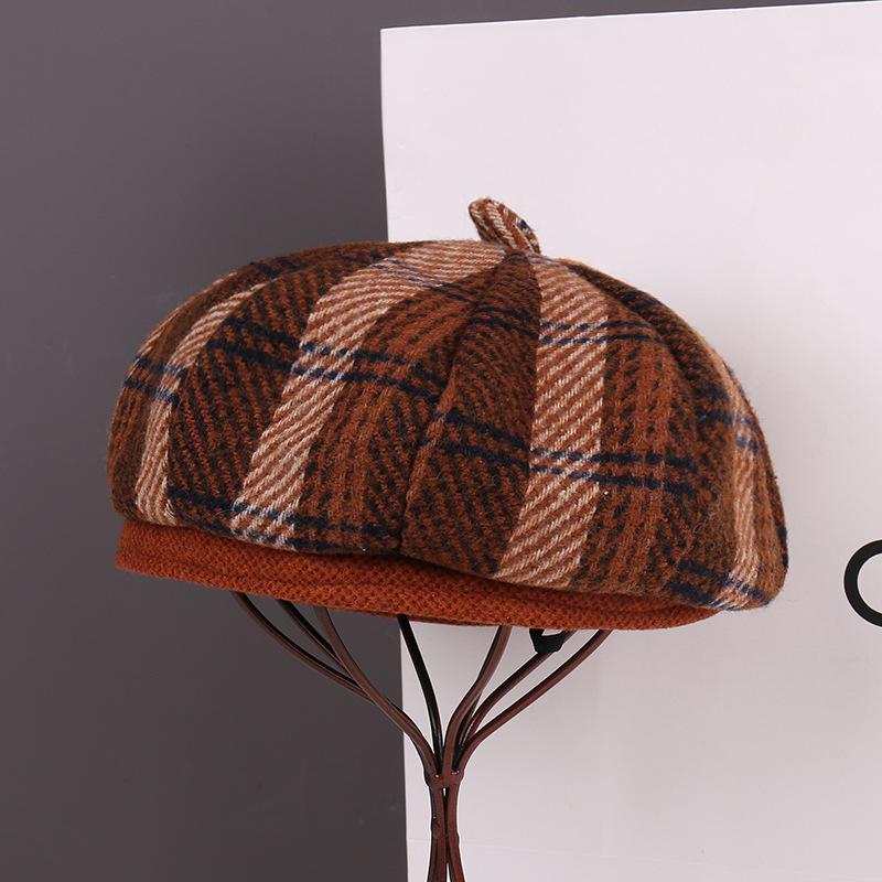 Spring face small beret children big head circumference versatile painter hat leisure student newsboy hat