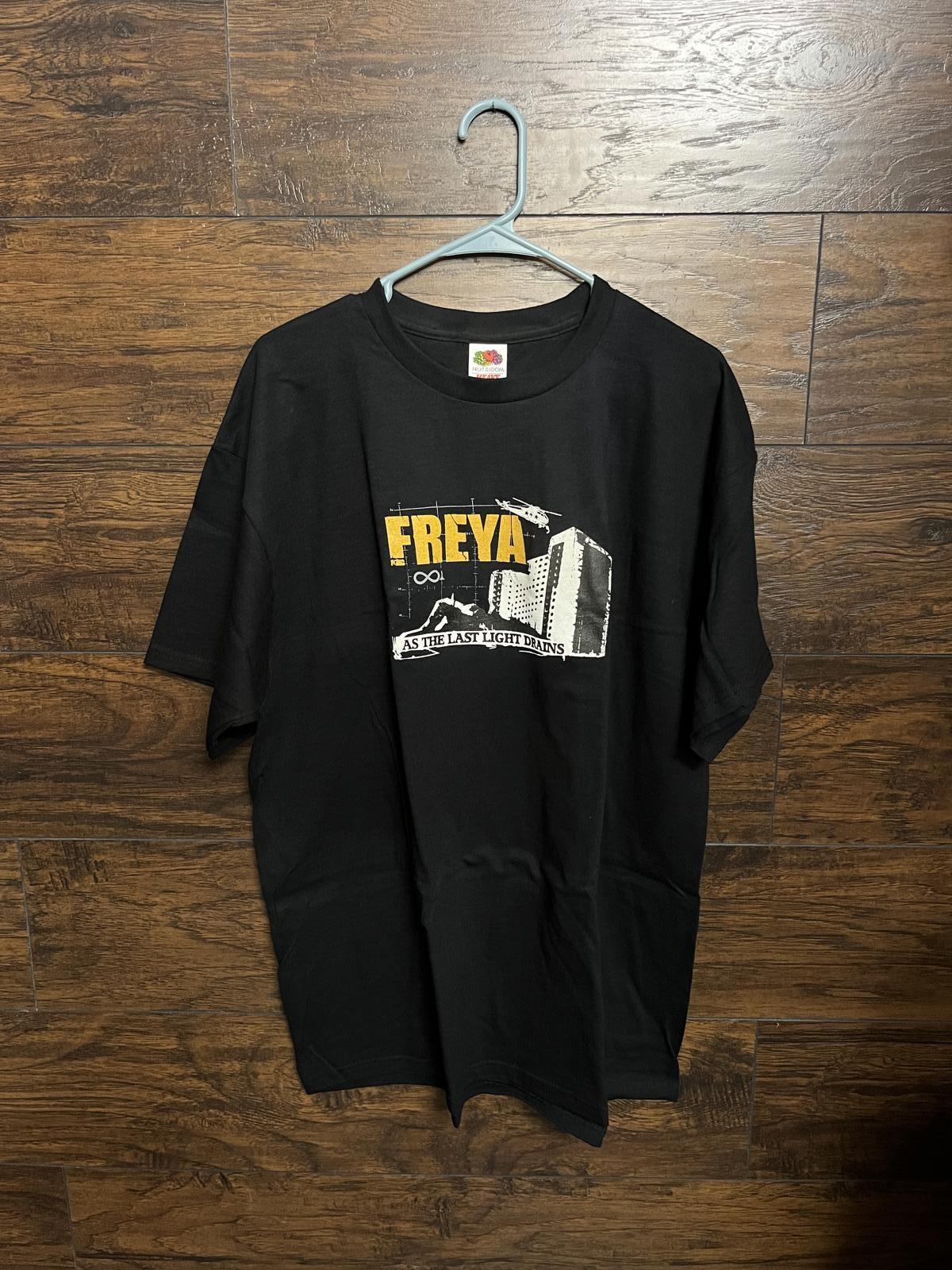 Vtg Freya Band T-shirt - Album As The Last Light Drains - XL L