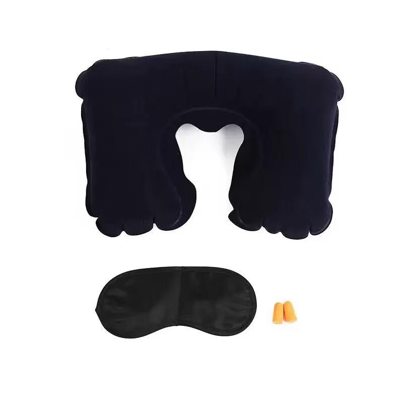 DAXTEDAXTE Portable Inflatable U-Shaped Travel Pillow
