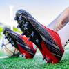 Unisex Football Boots Men's High -top Elastic Socks Mouth Leather Art Lawn Long Nail Football Shoes Children Big Size Football Boots