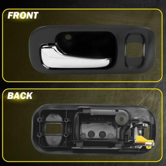 Pair LH & RH Interior Door Handle Front for 1997-2001 Honda CR-V 1995-98 Odyssey