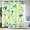 Vibrant Palm Tree Starfish Shower Curtain Decorate Your Bathroom with Style