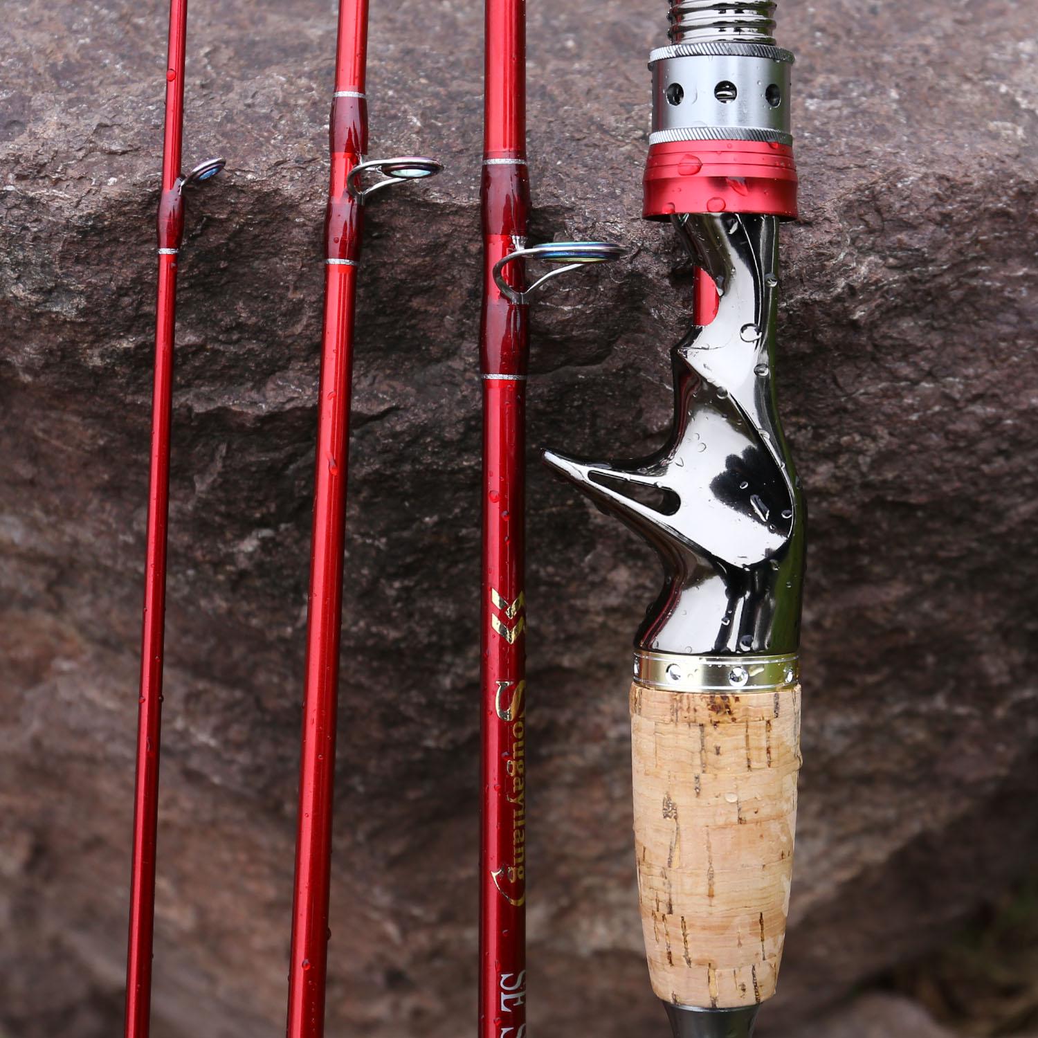 

Штекерное,4 секционное,спининговое удилище из карбона,с тестом 7-21гр 2.1M casting