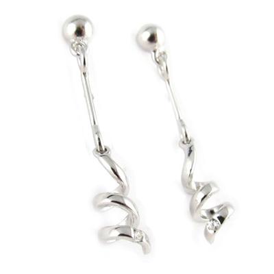 [K9428] - Brincos 'Coreografia' em Prata