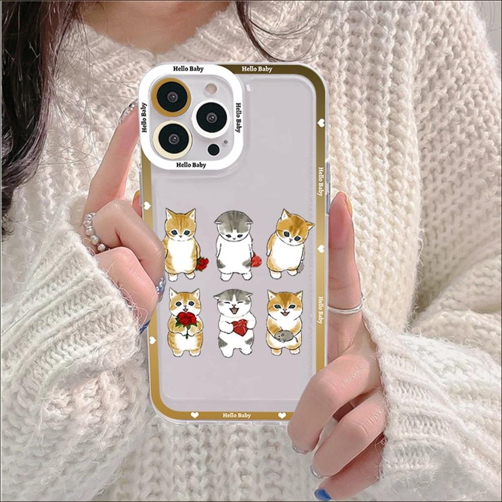 

Funny Anime Cat Phone Case For Samsung A 10 20 30 70 13 21 32 72 22 51 52 53 71 73 32 4g 32 5g Fundas Samsung A51 4g