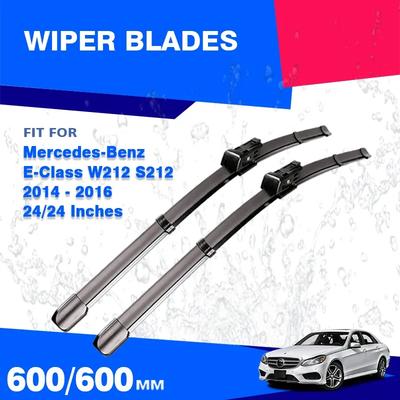Pour Mercedes Benz Classe E W212 S212 2014 2015 2016 Facelift Balais d'essuie-glace avant Accessoires Pare-brise E250 E300 E350 E400 E550
