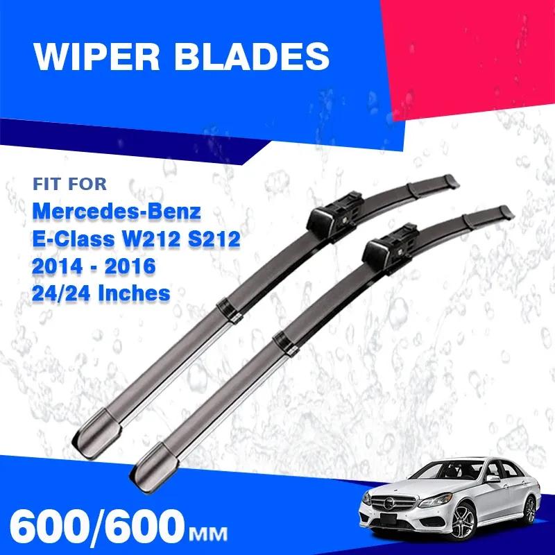 

For Mercedes Benz E Class W212 S212 2014 2015 2016 Facelift Front Wiper Blades Accessories Windshield E250 E300 E350 E400 E550 2pcs