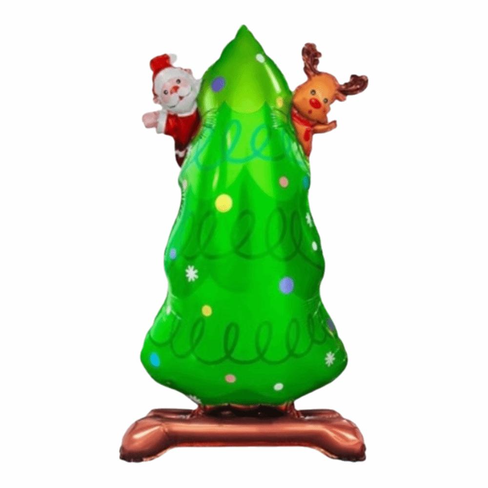 Standing Christmas Foil Balloons Santa Claus Xsmas Tree Large Standing Balloon Snowman Gingerbread Man