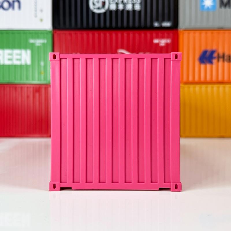 1:30 Scale Shipping Container Business Card Organizer Desk Stationery Storage Box Office Decor Pen Holder Creative Gift Ornament