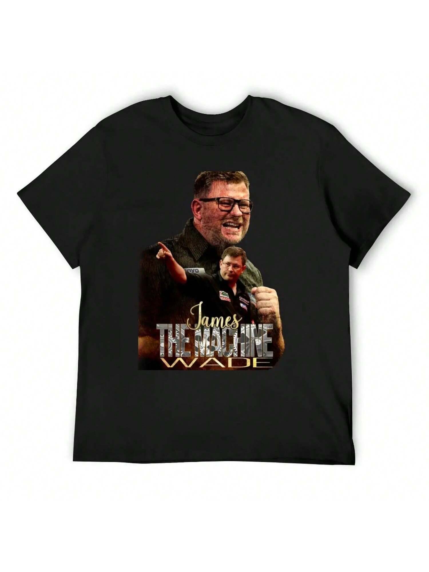 James The Machine Wade T-Shirt Custom Shirt Korean Fashion T-Shirts Oversize Clothes T-Shirt S разноцветный