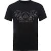 Men's Disturbed Beware The Vultures Slim Fit T-shirt Small Black