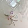 Cute Jellyfish Star Charm Phone Chain for Women Girls Handmade Beaded Keychain