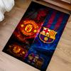 1pc Football Club Logo Print Area Rug - Soft,Washable Non-Slip Indoor Mat for Office Chairs,Living Room,Home Office Decorative Rug