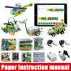 Core Programming Kit STEM Building Blocks Kit with Bluetooth for Kid Robotics Learning Toy Compatible with Major Brands