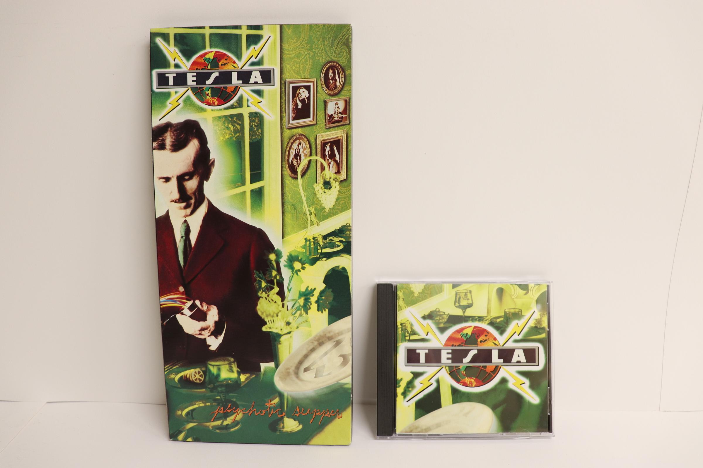 

CD TESLA - Psychotic Supper (- Longbox) GEFD24424 Geffen Records 1991 US Rock Used