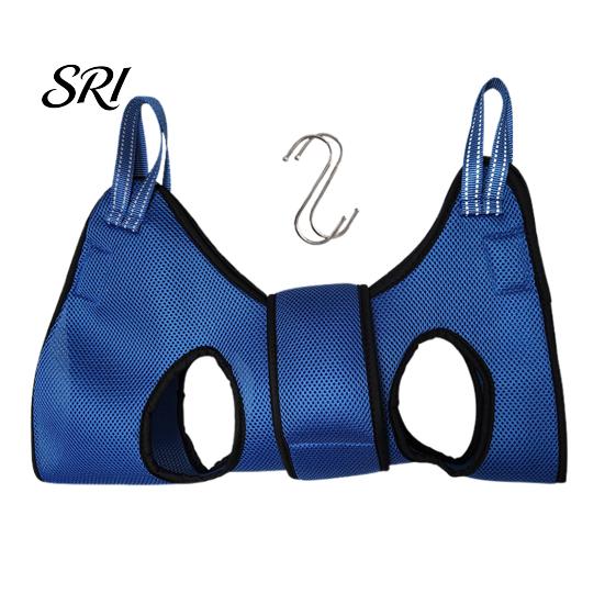 Dog Grooming Hammock Pet Breathable Mesh Sling Cat Restraint Lightweight Tool with Security Strap for Small Medium Dogs Cats Nail Trimming