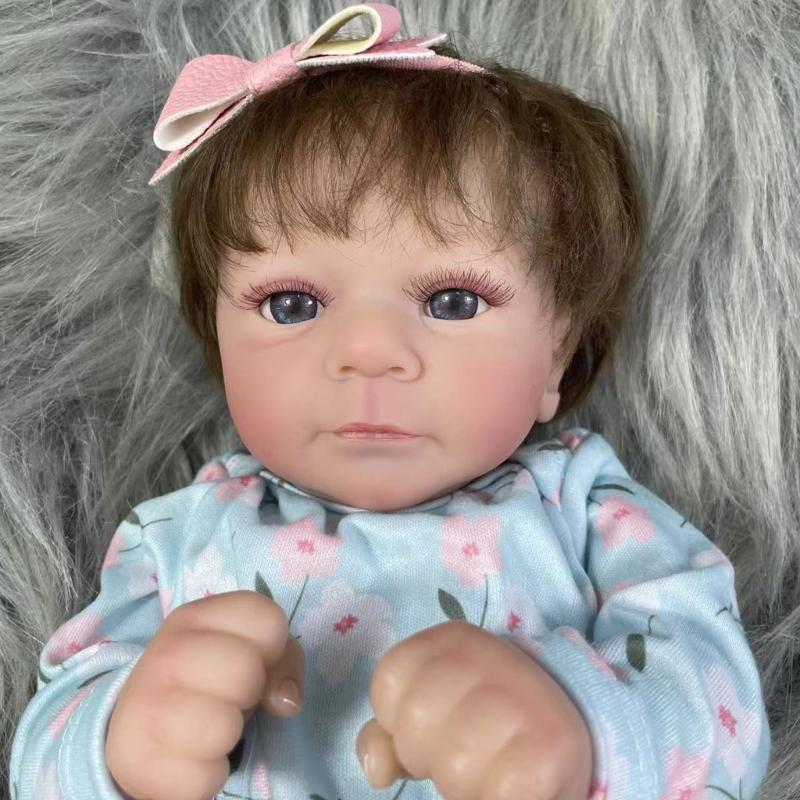Reborns Baby Dolls with Realistic Veins,19 inch Newborns Baby Dolls,Lively Vinyls Silica Gel Reborns Dolls for Kids