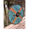 Medieval Shield Wooden Battle Ready Armor Vintage Viking 24"  Shield LARP Cosplay