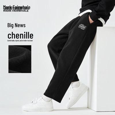 Mark Fairwhale Herren Winter Warme Kord Straight-Leg Hose