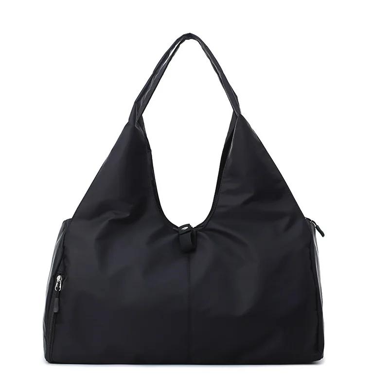 Yoga Mat Bag Women Gym Fitness Handbags Training Sac De Sport Swimming Travel Duffle Bags Dry Wet Separate Sports Shoulder Bag