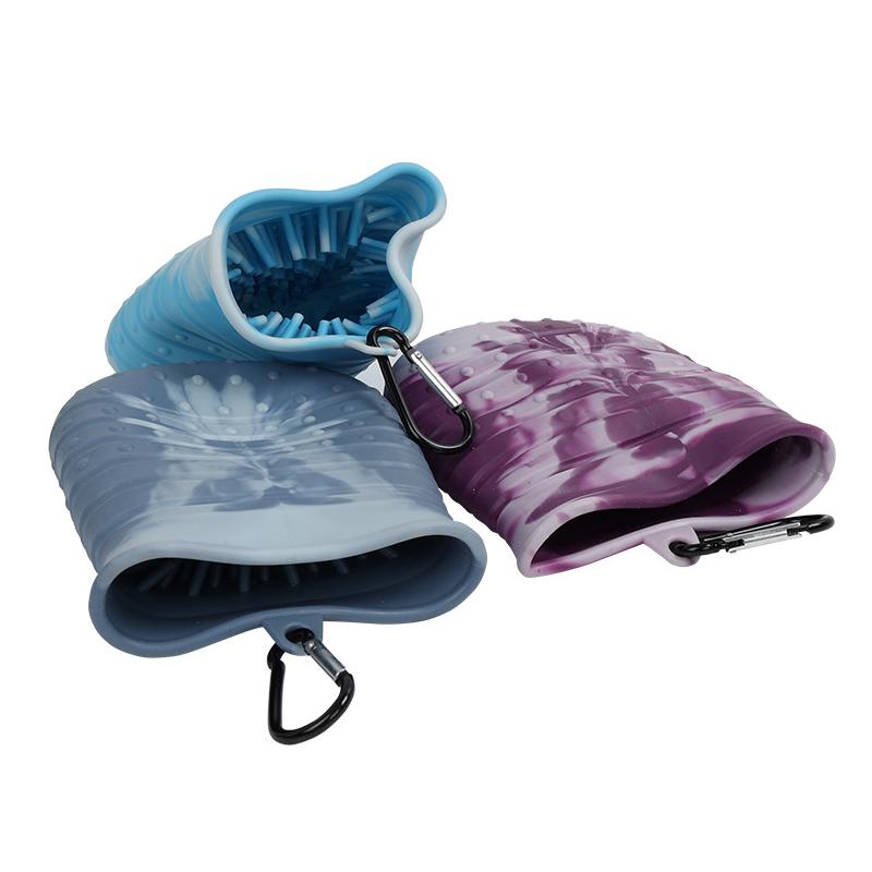 1 peça Copo Lava-Pés para Cão Portátil Ferramentas Limpa-Patas para Cães Cão Grande Médio Lavador de Pés Esfregão Copo para Limpeza de Patas Sujas com Lama