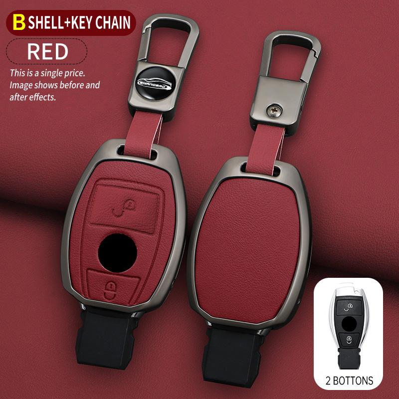 Car Key Case Cover Holder Shell Bag for Mercedes Benz A B C S Class AMG GLA CLA GLC W176 W221 W204 W205 Keychain Accessories