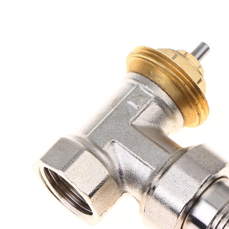 DN15 DN20 Brass Thermostatic Regulating Angle Valve High Precision Temperature Control for Residential Bathroom Plumbing Renovation