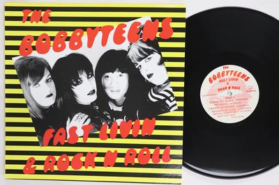 12inch Record BOBBYTEENS  Fast Livin  Rock N Roll LIP001 LIPSTICK 1998 US Rock Used