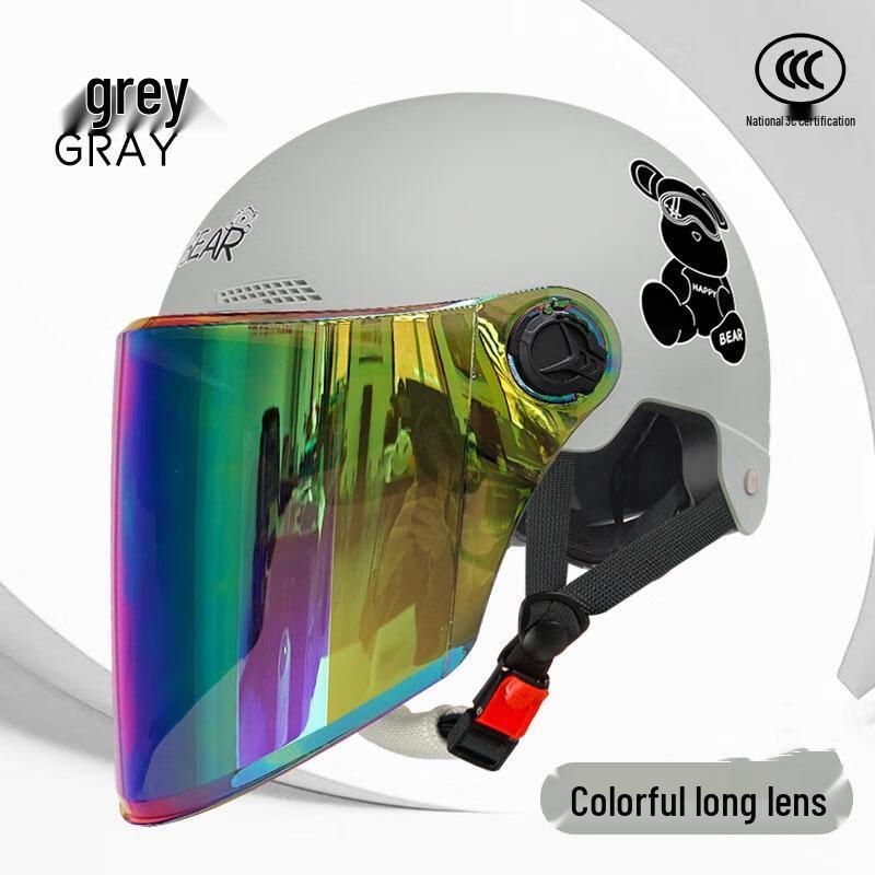 JINGRX All-Season 3C Certified Motorcycle & Electric Vehicle Helmet