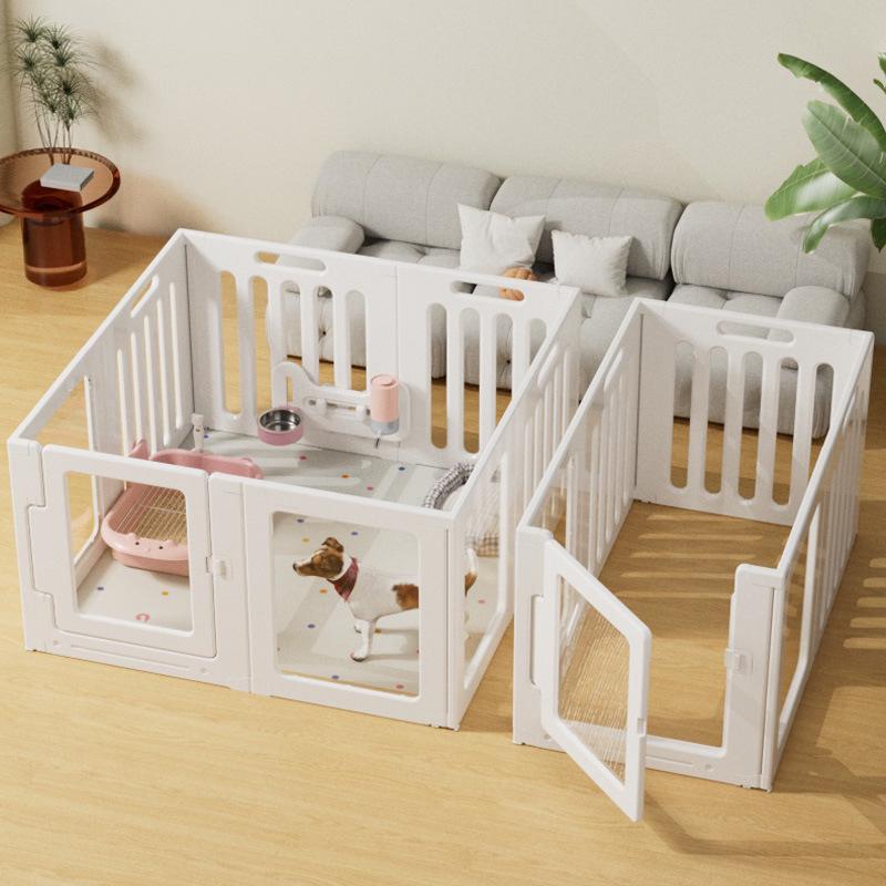 Panoramic Transparent Dog Barrier for Medium & Small Pets - Indoor Use