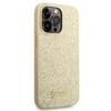 Guess Guhcp14Lhggshd Iphone 14 Pro6,1 Złoty/Gold Hard Case Glitter Script