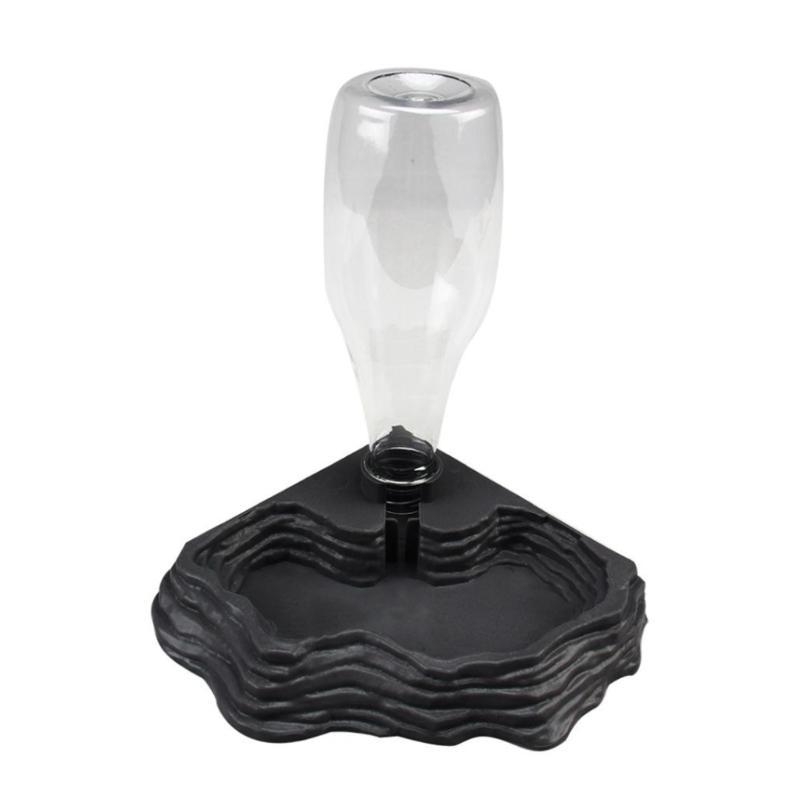 

Automatic Feeder Water Bowl Turtles Corner Dish Water Dispenser Bottle for Bearded Dragon Snake