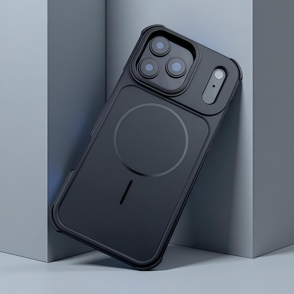 Luxury Shockproof Armor Matte Magnetic Case For iPhone 17 16 15 14 13 12 Pro Max 17Pro ProMax For Magsafe Wireless Charge Cover