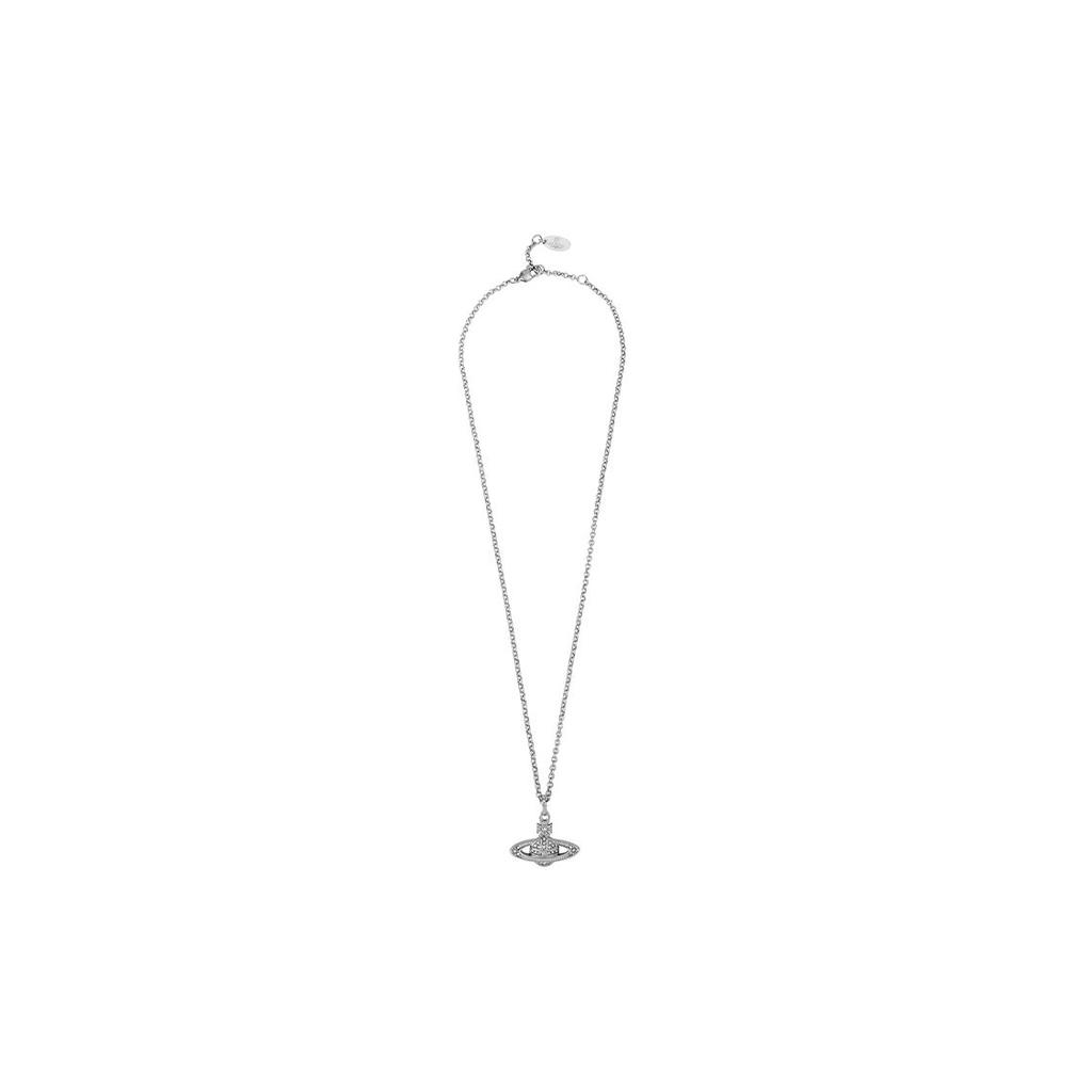 Vivienne Westwood Relief Pendant Brass Necklace Women necklace Silver 6302008602P116P116