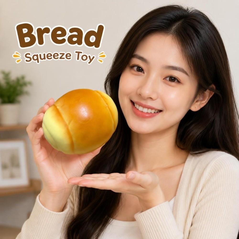 Slow Rising Bread Fidgets Toys Hand Relax Slow Rebound Toy Bread Squeeze Toy  Birthday Gift