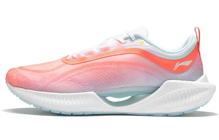 Li Ning Super Light 19 Легкие Упругие Низкие Беговые Кроссовки Женские Флуоресцентный Губной Оранжевый ARBS002-8 36
