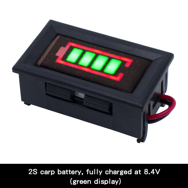 1S 2S 3S 4.2V 8.4V 12.6V 18650 Lithium Battery indicator board 4-60V Lead-acid 12V Automotive Battery Type Display Percentage