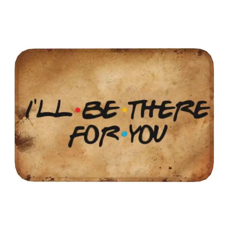Funny TV Show Friends Collage Front Floor Door Entrance Mats Indoor Bathroom Kitchen Doormat Toilet Carpet Rug