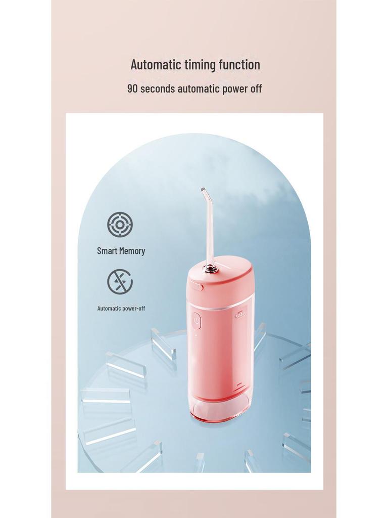 Portable Electric Dental Water Flosser for Stain Removal and Oral Cleaning