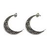10pcs/lot 41x30mm Vintage Metal Alloy Hollow Moon Charms Jewelry Pendants Findings DIY Jewelry Making Accessories Wholesale