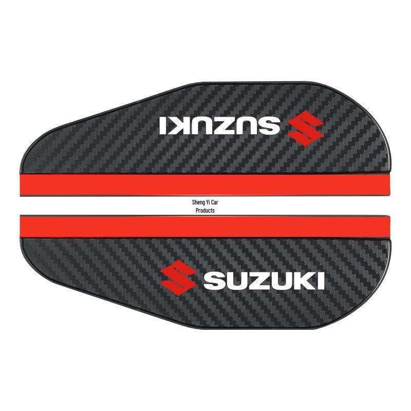 Carbon Fiber Pattern Rainproof Rearview Mirror Shield - Universal Fit