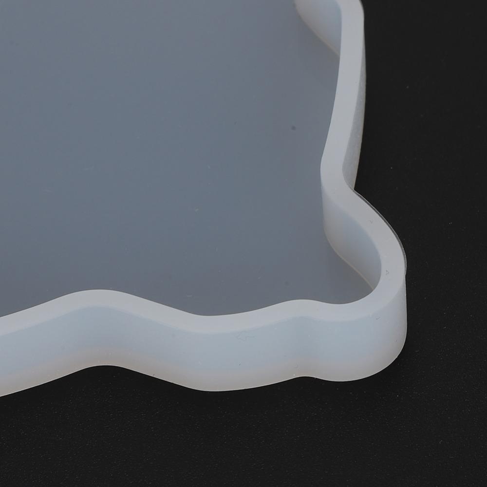 11.8 x 7.5 Inch Fruit Tray Mould Soft DIY Tray Mould Resin Mould  Jewelry Plate Making