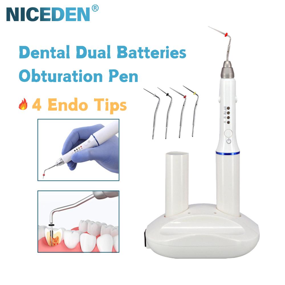 Niceden Meite Medical Dental Teether Fără Fir Sistem de Obturație Percha Pix Încălzitor Endo Cu 4 Vârfuri