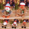 1 Stück Weihnachts-Dekorations-Süßigkeitenkorb Weihnachts-Tischdekoration 12*18cm