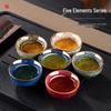 Jianzhan Five Elements Ceramic Master Teacup Set