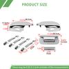 Car Tailgate Handle Decoration Reverse Mirror Cover Door Handle Shell For Chevy Silverado /GMC/SIERRA 2007-2013 Car Exterior Accessories,ABS Plastic