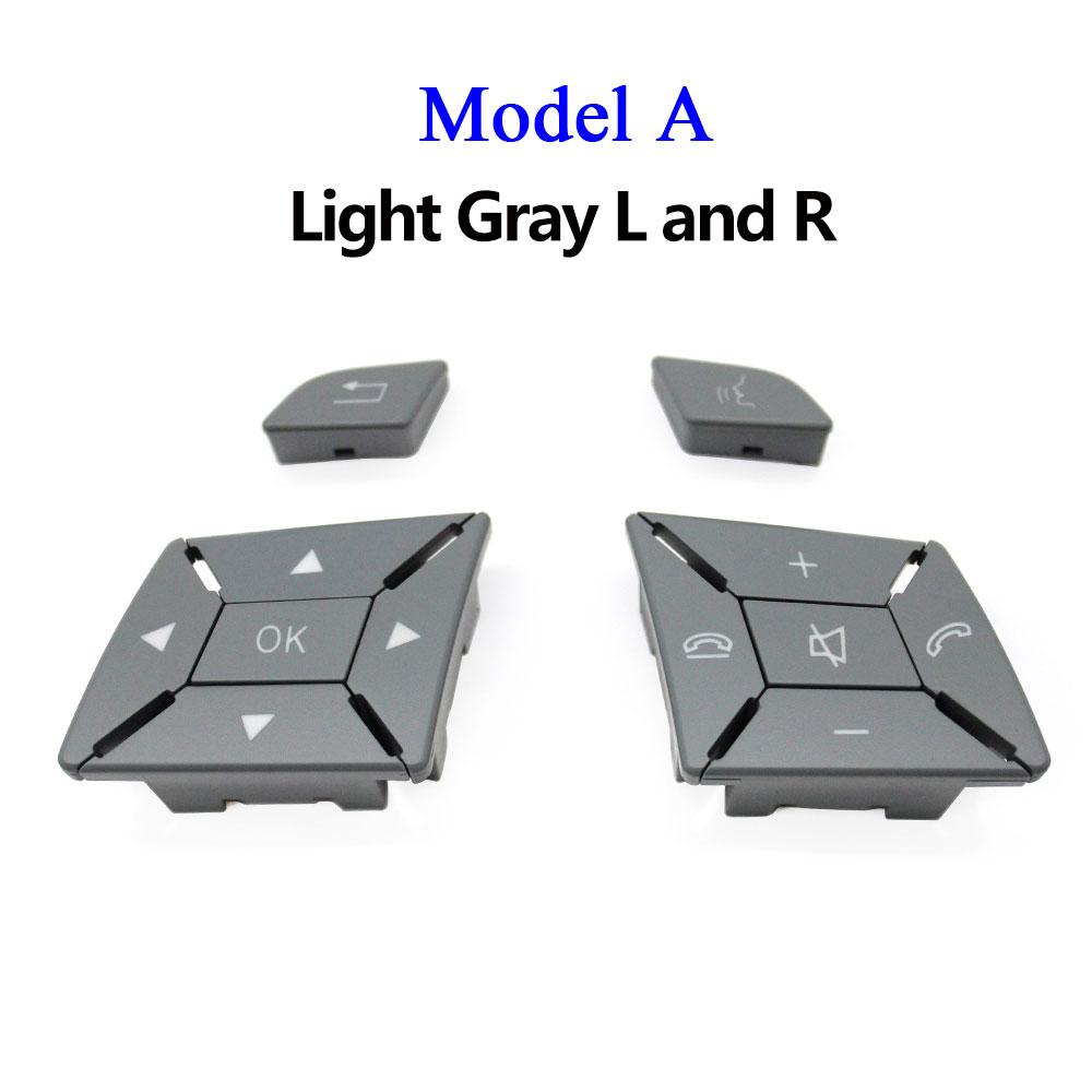 

LHD RHD Автомобильный руль, крышка, переключатель управления, многофункциональная кнопка для Mercedes Benz CE GLK Class W204 X204 W212 W218 A Light Gray 1 Pair