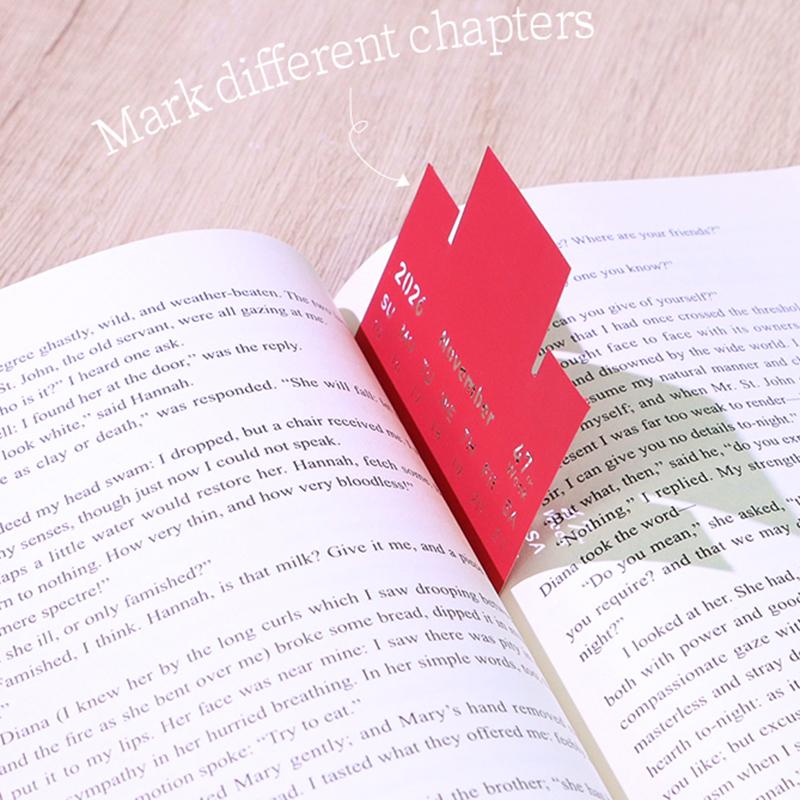 Time Piece Calendar 2026 Desk Calendar With Led Light 3D Tear-Away Calendar Paper Carving Art Memo Pad Notepad Gift Christmas