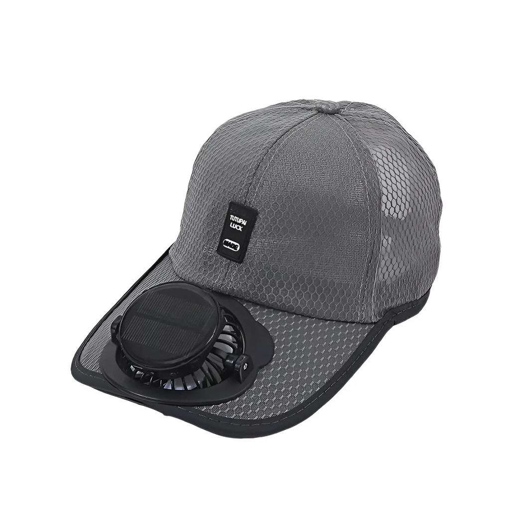 Solar Rechargeable Fan Baseball Cap, Spring And Summer Sun Visor Cap, Cap