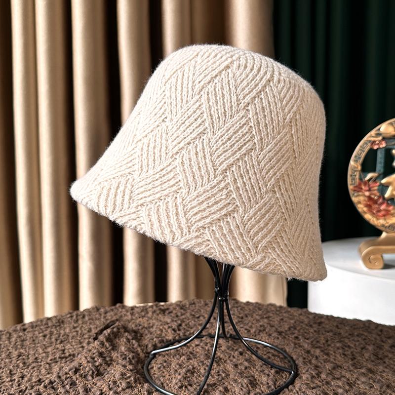 

Шляпа женская новое лицо маленькая шляпа-ведро вязаная шерстяная шляпа-ведро осень и зима закрывающая лицо шляпа-ведро тренд Adult Average Size легкие хаки